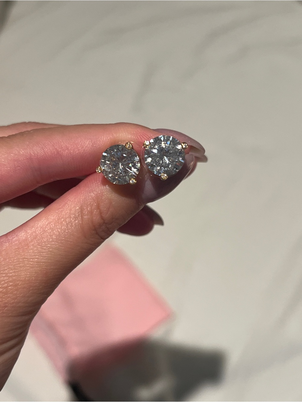 kate spade Clear Crystal Gold-Tone Stud Earrings